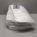 Pack and Play Mattress Topper - 38" x 26" x 1.5", Soft & Firm Premium Foam Pack N Play Mattresses Pad, Odorless Baby Foam Playpen Mattresses,Portable Playard Mattress Topper- Breathable & Comfort (Simple White)