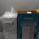 6L Stainless Steel Warm Mist Humidifier with Easy Clean and Warm Steam Function, Healthy Air Mist Humidifiers for Bedroom Living Room, with Sleep Mode and Auto-off Setting