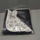 HonestBaby Hand-Quilted Baby Blanket Reversible 100% Organic Cotton for Infant Boys, Girls, Tossed Skulls/Black, One Size