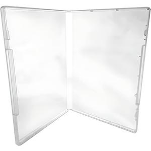 CheckOutStore Plastic Storage Cases - Clear Rubber Stamp Storage Cases, 1/2" Spine, 10 Pack