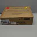 IBUYKE Small 12" H Footrest Stool, Square Linen Foot Stool with Metal X-Leg, Multi-Use as Small Side Table, Step Stool for Living Room, Bedroom, Entryway, Office, Blue Gray WBD011L