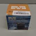 Fireplace Crackler Sound Box for Electric Fireplace with Remote Control, 2 in 1 Realistic Rechargeable Fire Crackling Sound Machine for Gas Fireplace, Fire Crackler Sound System, Fire Noise (Black)