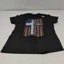 Faith Family Freedom - Patriotic Christian Vintage USA Flag T-Shirt, S
