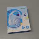 iClever BTH22 Kids Bluetooth Headphones, 60H Play Time, USB C Fast Charging, Bluetooth 5.4, AUX Cord,Safe Volume 74/85 dBA,Toddler Headphones for iPad/Tablet/Travel/School, Blue