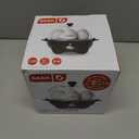 Dash Rapid Egg Cooker - Boiler, Poacher & Steamer - Includes Measuring & Recipe Guide - Dishwasher Safe - BPA Free - Holds 7 Eggs, Black