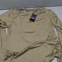 TACVASEN Men's Rash Guard Shirts Fishing Long Sleeve UV Sun Protection SPF Shirt UPF 50+ Lightweight Beach Dull Cyan, Small