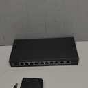 10Gbe Ethernet Switch Unmanaged with 2 x 10Gb RJ45 Ports  8 x 2.5Gb Base-T Ports, Desktop/Wall Mount NICGIGA 10 Port 10Gbps Network Switch for Wireless AP, NAS, PC