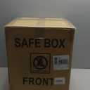 3.2 Cub Fireproof Safe for Home Use, Home Safes Box with Spare Keys and Alarm System, Anti-Theft Fire Proof Safe for Home Business Office