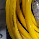 DEWENWILS 15ft 12/3 Gauge Indoor/Outdoor Extension Cord with LED Lighted End, SJTW 15 Amp/125V/1875W Yellow Outer Jacket Contractor Grade Heavy Duty Power Cable with Grounded Plug-HNCY15A