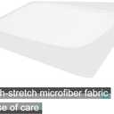 Box Spring Cover Queen Size - Jersey Knit & Stretchy Wrap Around 4 Sides Bed Skirt for Hotel & Home - Queen/Queen XL, White