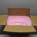 KUB king Cotton Mattress Topper, Breathable Pillow Top with 8-21 Inch Deep Pocket, 3D Snow Down Alternative Fill, Fluffy Mattress Pad Cover (Pink, 78 * 80inch)