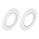 MECCANIXITY Double Sided Tape 3/10 Inch x 55 Yards for Arts, Crafts, Photography, Scrapbooking, Tear-by-Hand, Paper Backing, Pack of 2