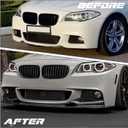 Front Splitter Lip for BMW 5-Series F10 2011-2016 520i 535i 550i M Sport