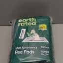 Earth Rated Puppy Pads, Max Absorbency Pee Pads for Dogs, Absorbs 2X Faster & 2X More, Leak Prevention, Potty Training, Fragrance-Free, Unscented, Regular [L], 22 x 23, 40 Count