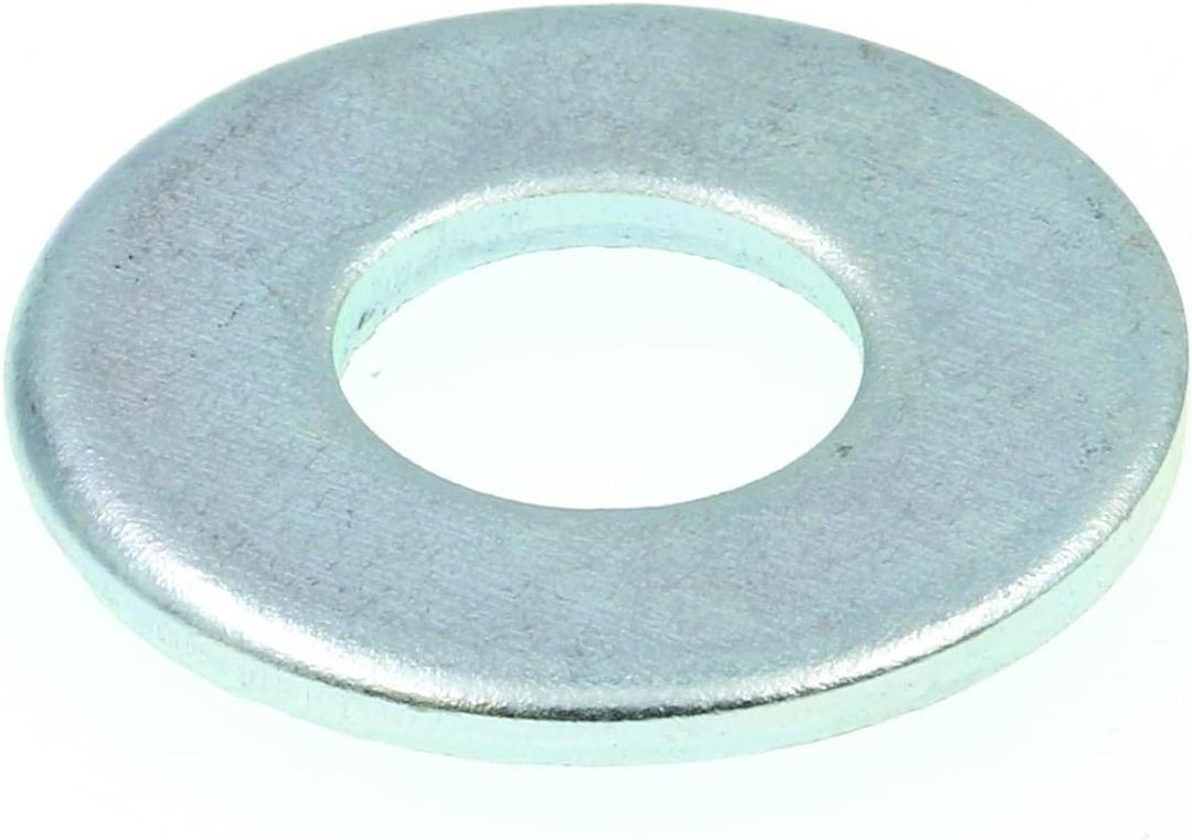 Prime-Line 9080006 Flat Washers, USS, 3/8 in. X 1 in. OD, Zinc Plated Steel (100 Pack)