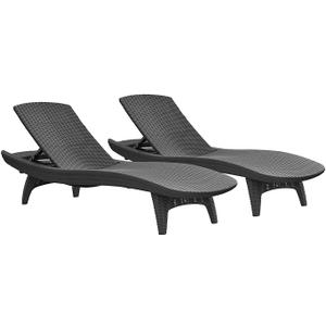 Christopher Knight Home Salem Outdoor Wicker Chaise Lounge Chairs, Brown - 2-Pcs Set Christopher Knight Home Salem Outdoor Wicker Chaise Lounge Chairs, Brown - 2-Pcs Set