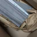 UNISHADES 100% Blackout No Tools No Drill Cordless Roman Shades for Windows, Size 35 3/4" W  60" H (for Windows 36" W  60" H) Blackout - Grey