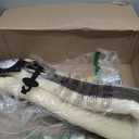 Weaver Equine Straight Smart Horse Cinch, Anti-Slip Felt Lined Saddle Cinch Girth with Smart Cinch Buckle, Western Horse Riding Supplies, Black