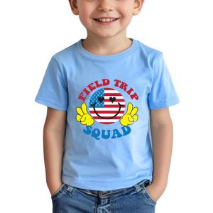 Boys Field Day Shirt for Kids Toddler Girls Colorful Field Day Prints T-Shirts Tops Graphic Tee Short Sleeve 2-8Y