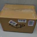 Table Lamp for Bedroom Living Room, Bedside Modern Nightstand Lamp with Glass Lamp Shape, 2700K 6W Glass Bulb Included(Gold).