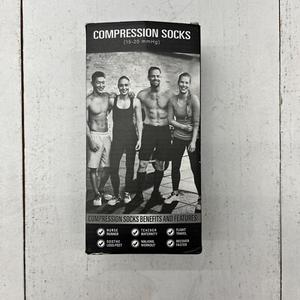 3 Pairs Copper Compression, drum, Black/Grey/Navy, Size S/M