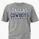 G-III Sports Dallas Authentics Men's Cowboys Practice Tee T-Shirt M Grey