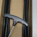 Happin Trampoline Stakes, Trampoline Accessories, Ground Stakes Heavy Duty, Ground Anchors Screw in, Rebar Stakes, Tent Anchors, Yard Spikes, Galvanized Steel (4 Pack, Black)