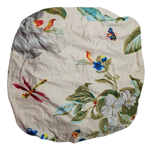 Fitted Seat Cover Cat Cotton Printed Dining Table Kitchen Stretch