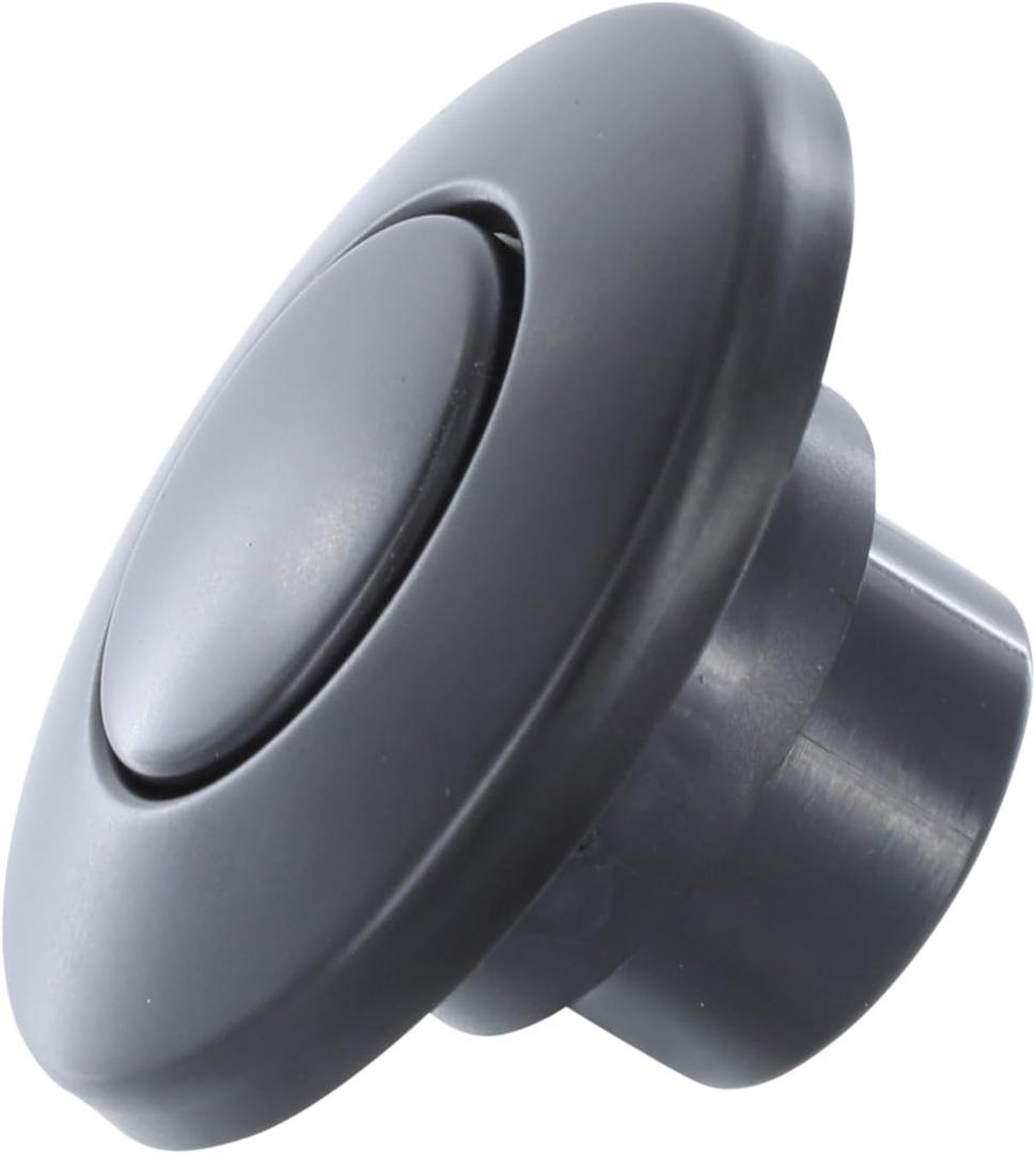 Danco Kitchen Sink Top Mount Air Switch for Garbage Disposals Replacement Button in Matte Black (12067)