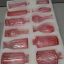 12 Pack Bud Vase in Bulk - BEAHOT Pink Flower Vases for Wedding Decorations, Glass Vase for Table Decorations, Small Vase for Home, Mother's Day, Centerpieces, Party, Office (Pink)