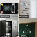 3 x Sublimation Magnets Custom Fridge Magnets Personalized Sublimation Blanks Bulk for Home Kitchen Refrigerator Microwave Oven DIY Craft Gifts (30, White, 2.95" x 2.95")