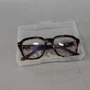 VISOONE Oversized Square Blue Light Blocking Glasses Fashion Computer Eyewear for Women and Men BENNETT (Coco Tortoise)