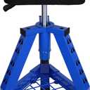 Adjustable Shop Stool,Garage Mechanic Stool Chair,Work Seat for Workshop, Adjustable Height, 360 Swivel Padded Square Seat,Tool Storage, 350 LBS Capacity, Heavy Duty, Blue (Blue/24.4-28.3 Inch)