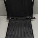 Chefman Panini Press Grill and Gourmet Sandwich Maker Non-Stick Coated Plates, Opens 180 Degrees to Fit Any Type or Size of Food, Stainless Steel Surface and Removable Drip Tray, 4 Slice, Black