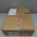 Masupu Nightstand,Mid-Century Modern Bedside Table with Storage Drawer and Open Wood Shelf,Small Gold Frame Side Table for Bedroom,Living Room,White