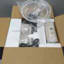 19.5" Farmhouse Bedside Table Lamps Set of 2 Rustic Lamps for Nightstand Bedroom with USB Ports Vintage Traditional White Carved Floral Night Light Lamps for Living Room End Tables Decor