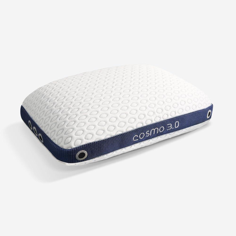 Bedgear Cosmo Cooling Pillow for Sleeping, Dual-Sided Soft & Firm Bed Pillow for Hot Sleepers, Memory Foam Pillow with Cool-to-Touch Washable Cover, Side Back Stomach Sleepers, Standard 3.0