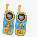 Walkie Talkies for Kids Toys: 22 Channels 2 Way Radio with Backlit LCD & Flashlight, 3 Miles Kid Walkie Talkies 2 Pack for 3-12 Year Old Boys Girls Camping (Blue)
