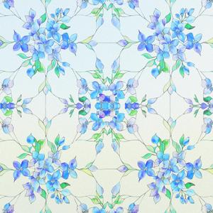 SOMWISE Frosted Window Privacy Film, Decorative Sun Heat Blocking, Anti UV | Day & Night Opaque, Static Cling&Removable, Renter Friendly for Front Door & Bathroom, Easy to install, Anti-Glare,23.5x78.5
