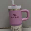 STANLEY Quencher H2.0 Tumbler with Handle and Straw 14 oz | Flowstate 3-Position Lid | Cup Holder Compatible for Travel | Insulated Stainless Steel Cup | BPA-Free | Lilac