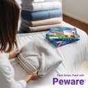 Jumbo 5 Gallon Size Zip Bags with Double Zippers, Clear Plastic Storage Bags for Household and Travel Use, Clothes and Toys, Large Assorted Sizes for Moving and Organization 18"x24" [15 COUNT]