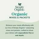 Simply Organic Mild Taco Simmer Sauce, 8 Ounce Pouch, Vibrant & Tangy, For Chicken and Baja-style Fish Tacos (Pack of 6) (EXP 01/01/28)