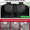 for Jeep Wrangler Seat Covers 4Door JL 2018 2019 2020 2021 2022 2023 2024 2025 2026, Custom Fit Car Seat Cover Full Set, Luxury Waterproof Leather Seat Protectors, Black, with Rear Cup Holder