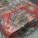 Orange Vintage, Rectangular, Low Stack, Dry Clean Only, Living Room, Dining Room, Bedroom, Kitchen