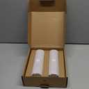 LARS NYSM Electric Salt and Pepper Grinder Set, USB Rechargeable, Automatic Salt and Pepper Mills, Spice Shakers Refillable with LED Light, Adjustable Coarseness, Ceramic Grinder (Brick Red)