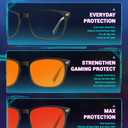 TIJN Blue Light Blocking Glasses for Women Men Square Frame Nerd Eyeglasses Anti Blue Ray Computer Screen Glasses