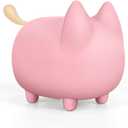 Svemei Cute Bluetooth Speaker, Mini Cat Portable Wireless Speakers with Loud Stereo Sound, Built-in Mic, Dual Pairing, 40H Playtime for Room, Desk Decor, Xmas Gift for Kids, Women (Pink)