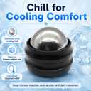 Flyfan Cold Massage Roller Ball - Mothers Day Gifts fo,Men Women Teens Boys GiftsStays Cold for 6 Hours,Sports Fitness Relaxations Gift,Rapidly Relieve Muscle Pain and Tension