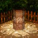 Mothers Day Gifts for Mom Grandma - Birthday Gifts for Women, Cardinal Bird Solar Lanterns Outdoor Waterproof - Solar Lights Outdoor Hanging Garden Decor for Outside