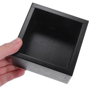 2pcs Wooden Sake Cup Box Set Black